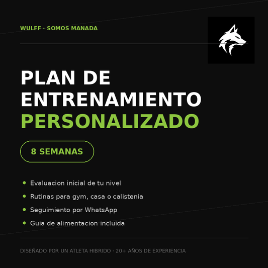 Plan de Entrenamiento Personalizado - 8 Semanas